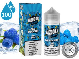 Ice Blue Raspberry BAZOOKA SOUR STRAWS TFN