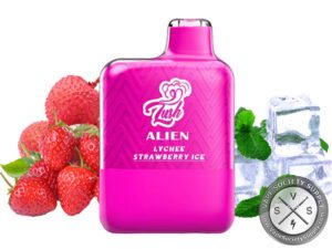 LUSH ALIEN DISPOSABLE 6000 PUFF Lychee Strawberry Ice