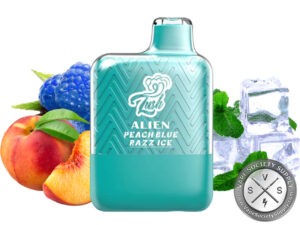 LUSH ALIEN DISPOSABLE 6000 PUFF Peach blue razz ice
