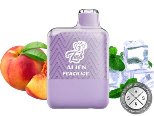 LUSH ALIEN DISPOSABLE 6000 PUFF Peach ice