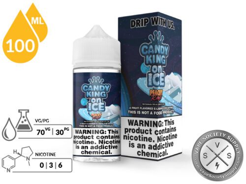 Peachy Rings Candy King On Ice 100ml - Image 2
