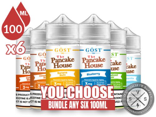The Pancake House E-Juice Bundle 6 100ml (600ml)