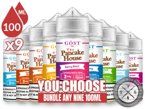 The Pancake House E-Juice Bundle 9 100ml (900ml)