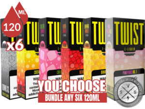 Twist E-Liquids Bundle 6 120ml (720ml)