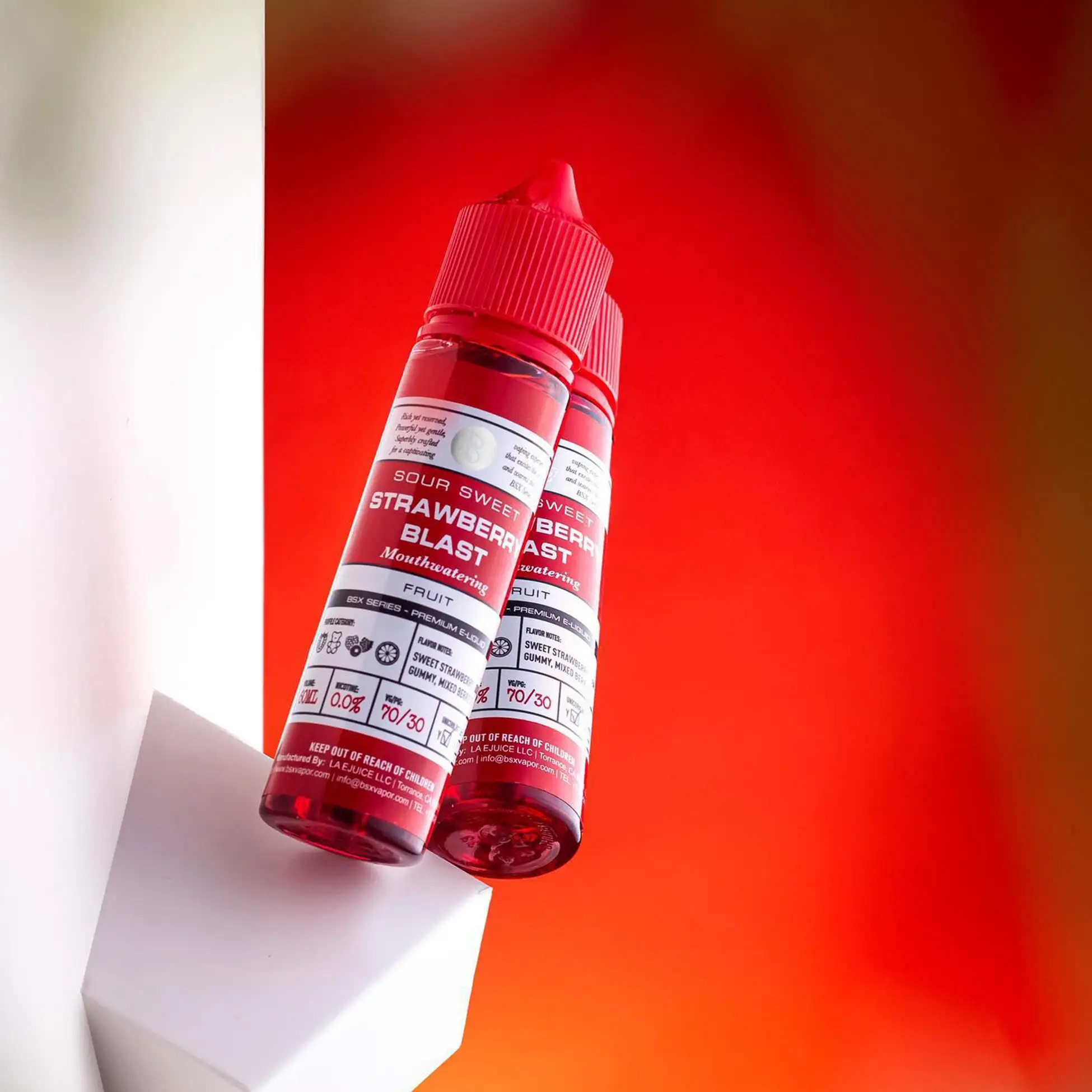 Strawberry Blast GLAS BSX VAPOR SERIES 
