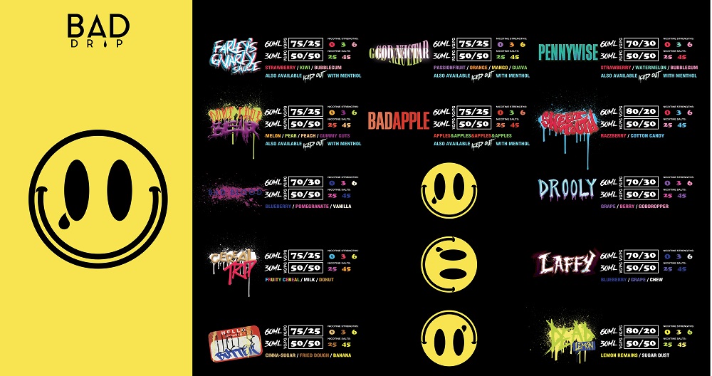 Bad drip vape juice flavors