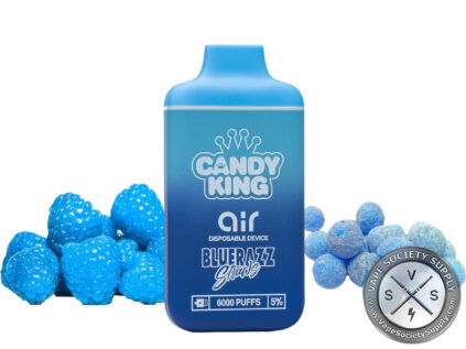 CANDY KING GOLD BAR DISPOSABLE 6000 PUFFS Blur Razz Straws