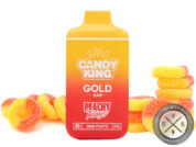 CANDY KING GOLD BAR DISPOSABLE 6000 PUFFS Peach Rings