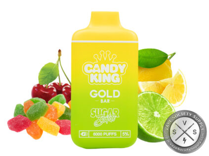 CANDY KING GOLD BAR DISPOSABLE 6000 PUFFS Sugar Batch