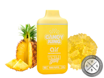 CANDY KING GOLD BAR DISPOSABLE 6000 PUFFS White Gummy