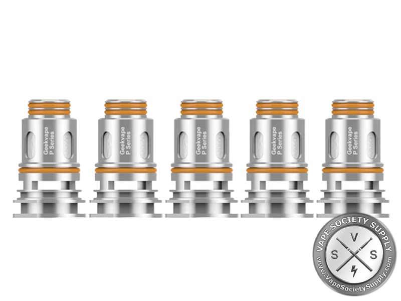 Geekvape P Series Coil Geekvape P Replacement Coils – 0.2 Ohm Mesh Coils  For Aegis Boost Pro, Obelisk 60 – Pack Of 5, Best At 60-70W, No Nicotine  Series Coil 0.5