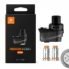 GeekVape Aegis Hero Replacement Pod with two GeekVape B Series replacement coils and retail packaging displayed on a clean white background.