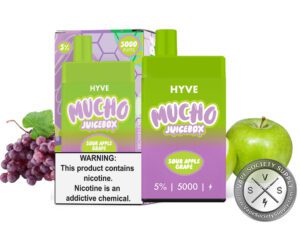HYVE x MUCHO JUICEBOX 5000 PUFF Sour Apple Grape