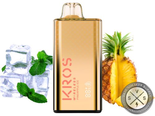 KROS WIRELESS DISPOSABLE 9000 PUFFS Pineapple Ice