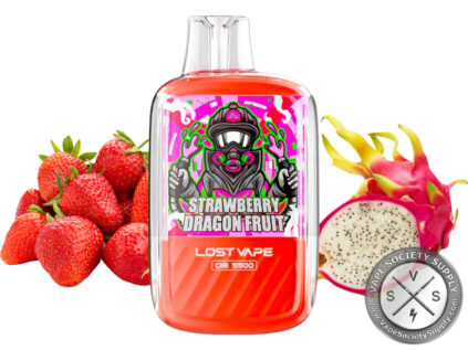 LOST VAPE OB 5500 DISPOSABLE 5500 PUFFS Strawberry Dragon Fruit