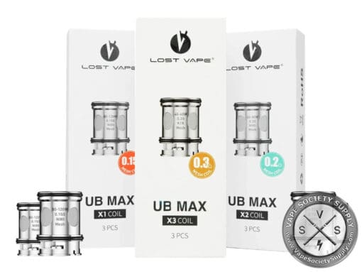 LOST VAPE UB Max Replacement Coils (Pack of 3) 1