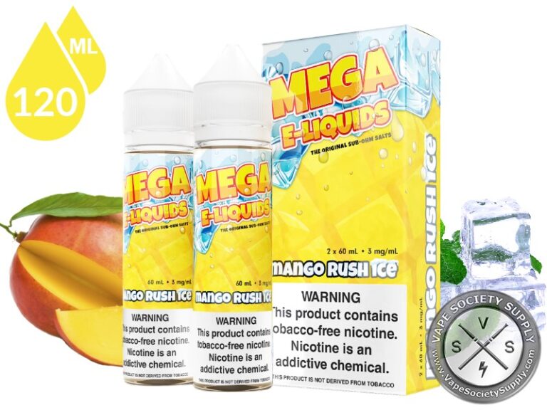 Mango Rush ICE MEGA E-LIQUIDS