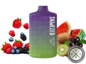 SKWEZED DISPOSABLE 5000 PUFFS Waki Berry Blast
