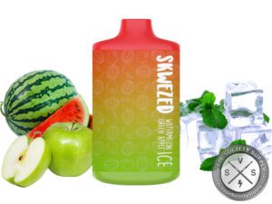 SKWEZED DISPOSABLE 5000 PUFFS Watermelon Green Apple Ice