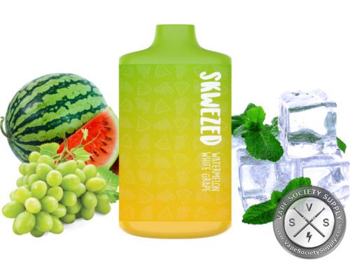 SKWEZED DISPOSABLE 5000 PUFFS Watermelon White Grape Ice