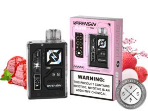 VAPENGIN PLUTO DISPOSABLE 7500 PUFFS Lychee Sakura Ice cream