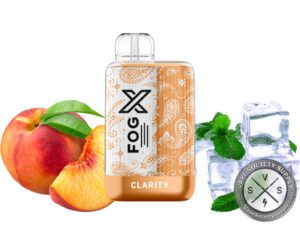FOG X CLARITY DISPOSABLE 7000 PUFF Iced Peaches