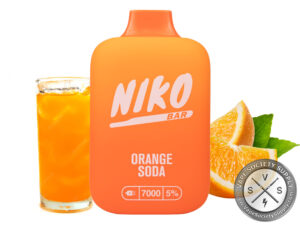 NIKO BAR DISPOSABLE 7000 PUFF Orange Soda