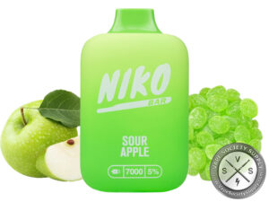 NIKO BAR DISPOSABLE 7000 PUFF Sour Apple