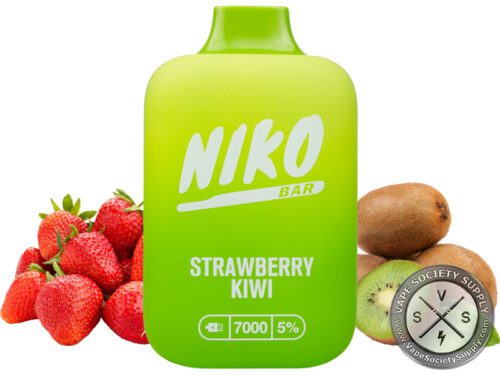 NIKO BAR DISPOSABLE 7000 PUFF Strawberry Kiwi