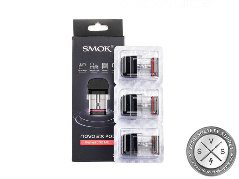 SMOK NOVO 2X Replacement Pods (Pack of 3) 0.9
