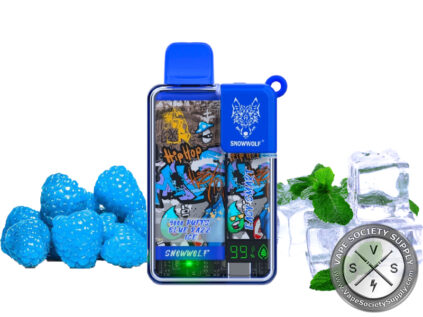 SNOWWOLF EASY SMART EA9000 DISPOSABLE 9000 PUFF Blue Razz ICe