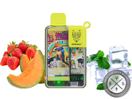 SNOWWOLF EASY SMART EA9000 DISPOSABLE 9000 PUFF Straw Melon ICe