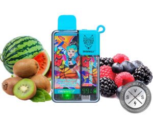 SNOWWOLF EASY SMART EA9000 DISPOSABLE 9000 PUFF Watermelon Kiwi Berry