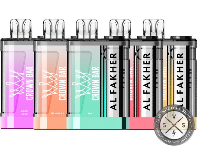 AL Fakher Crown Bar Crystal Disposable 9000 Puffs
