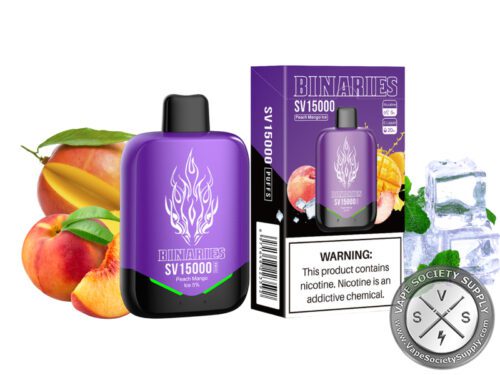 Binaries SV15000 By Horizon Tech 15000 Puffs Peach Mango Ice