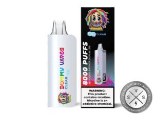 Dummy Vapes Disposable 8000 Puff Clear