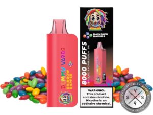 Dummy Vapes Disposable 8000 Puff Rainbow Rapper