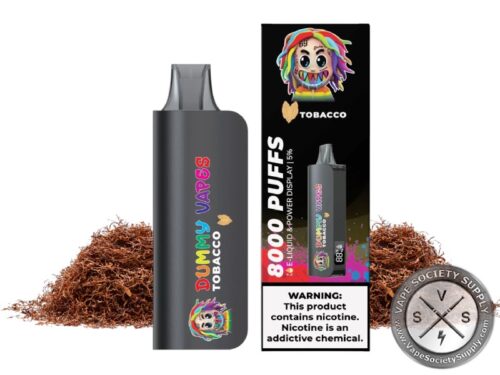 Dummy Vapes Disposable 8000 Puff Tobacco