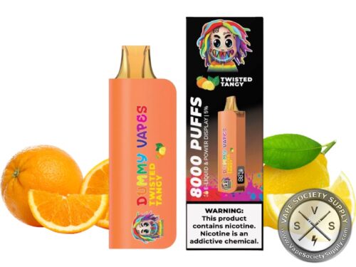 Dummy Vapes Disposable 8000 Puff Twisted Tangy