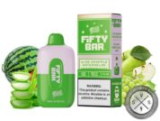 Fifty Bar Disposable 6500 Puff Aloe Grapple Watermelon