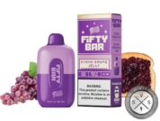 Fifty Bar Disposable 6500 Puff Kyoto Grape Jelly