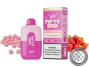 Fifty Bar Disposable 6500 Puff Pink Squares