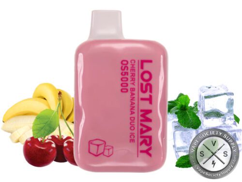 LOST MARY OS5000 DISPOSABLE 5000 PUFF Cherry Banana Duo Ice