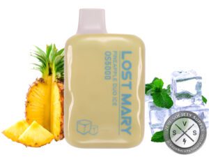 Juicy Pineapple Lost Mary OS5000 Frozen Edition Disposable Vape - Vape Bar Club Make Nicotine-free Vapes Juicy Pineapple Lost Mary OS5000 Frozen Edition Disposable Vape - Vape Bar Club Make Nicotine-free Vapes