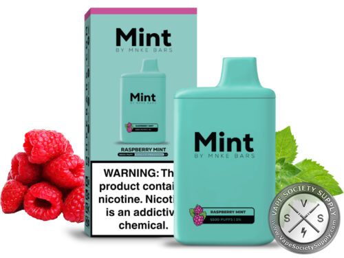 MINT VAPOR COMPANY Disposable 6500 Puffs Raspberry mint