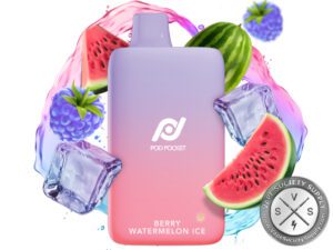 Pod Pocket Disposable 7500 Puff Berry Watermelon Ice