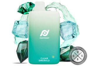 Pod Pocket Disposable 7500 Puff Clear Emerald