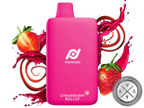 Pod Pocket Disposable 7500 Puff Strawberry Rollup