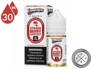 Strawberry Harvest Innevape Salts 30ml bottle and box