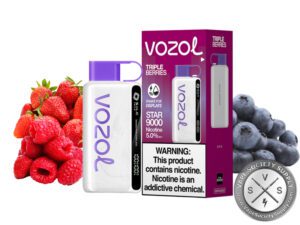 Vozol Star Disposable 9000 Puff Triple berries